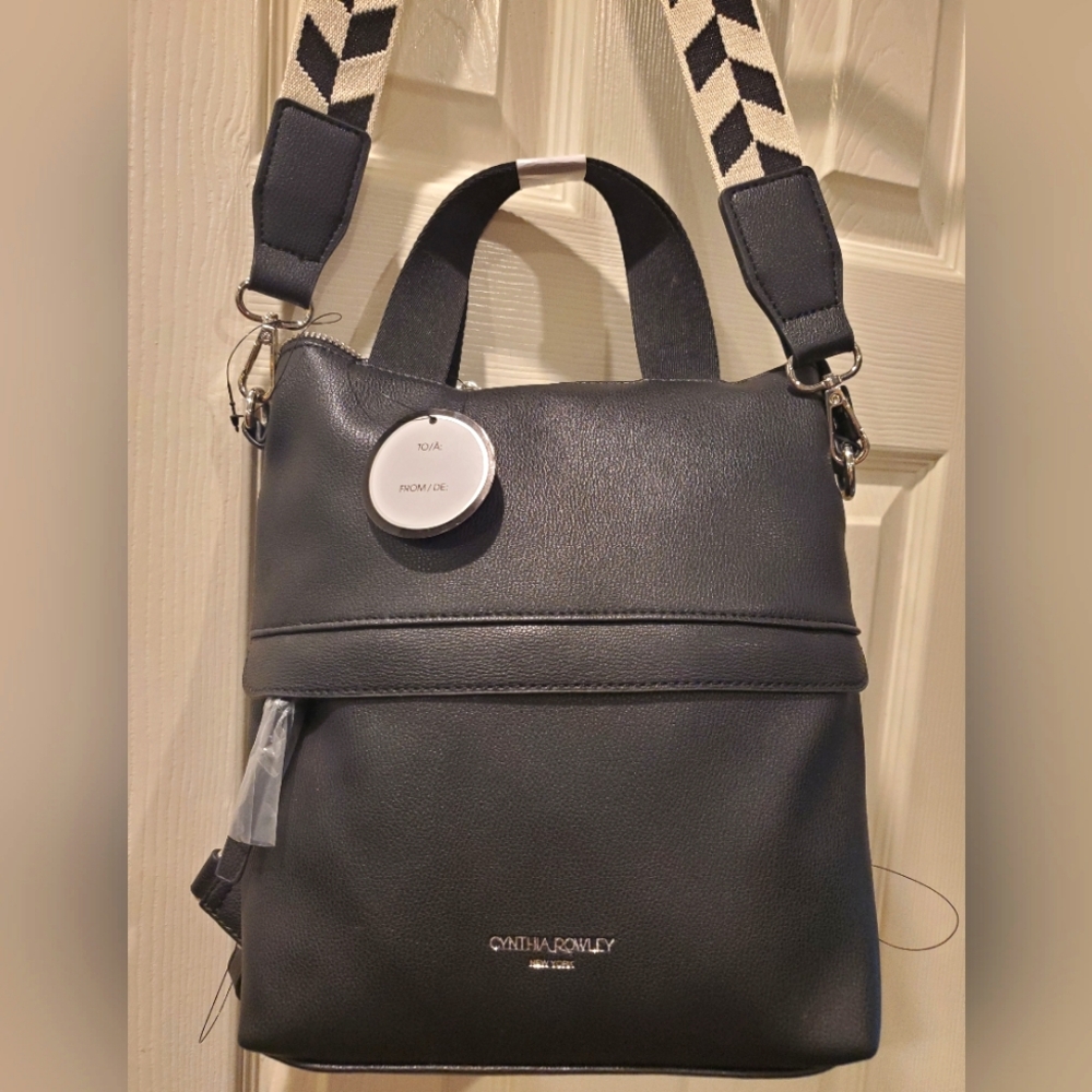 Cynthia Rowley convertible leather mini backpack purse handbag, BRAND NEW!